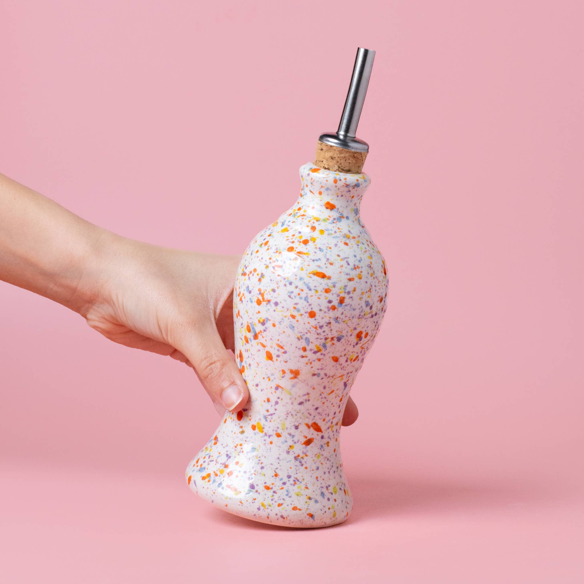 Confetti Multicolor ceramic oil holder top view