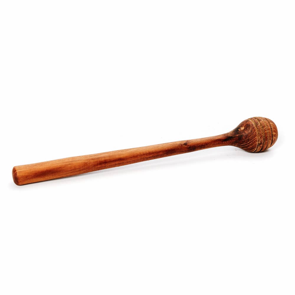 ZEST teak honey roller dripping golden honey