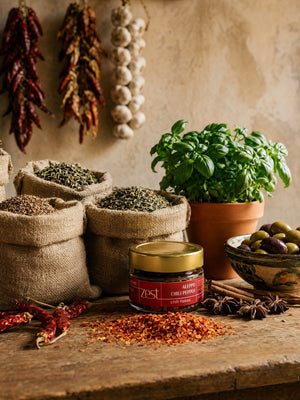 ZEST Aleppo Chili Flakes lifestyle