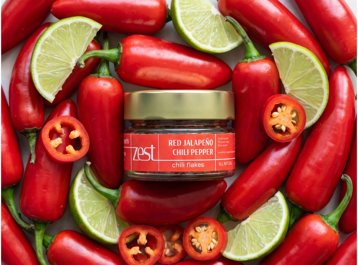 Red Jalapeño Chili Flakes - editorial hero