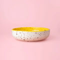ZEST ceramic grater plate yellow top view