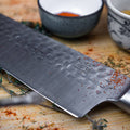 Couteau japonais KOTAI Gyuto chef knife full product styling shot