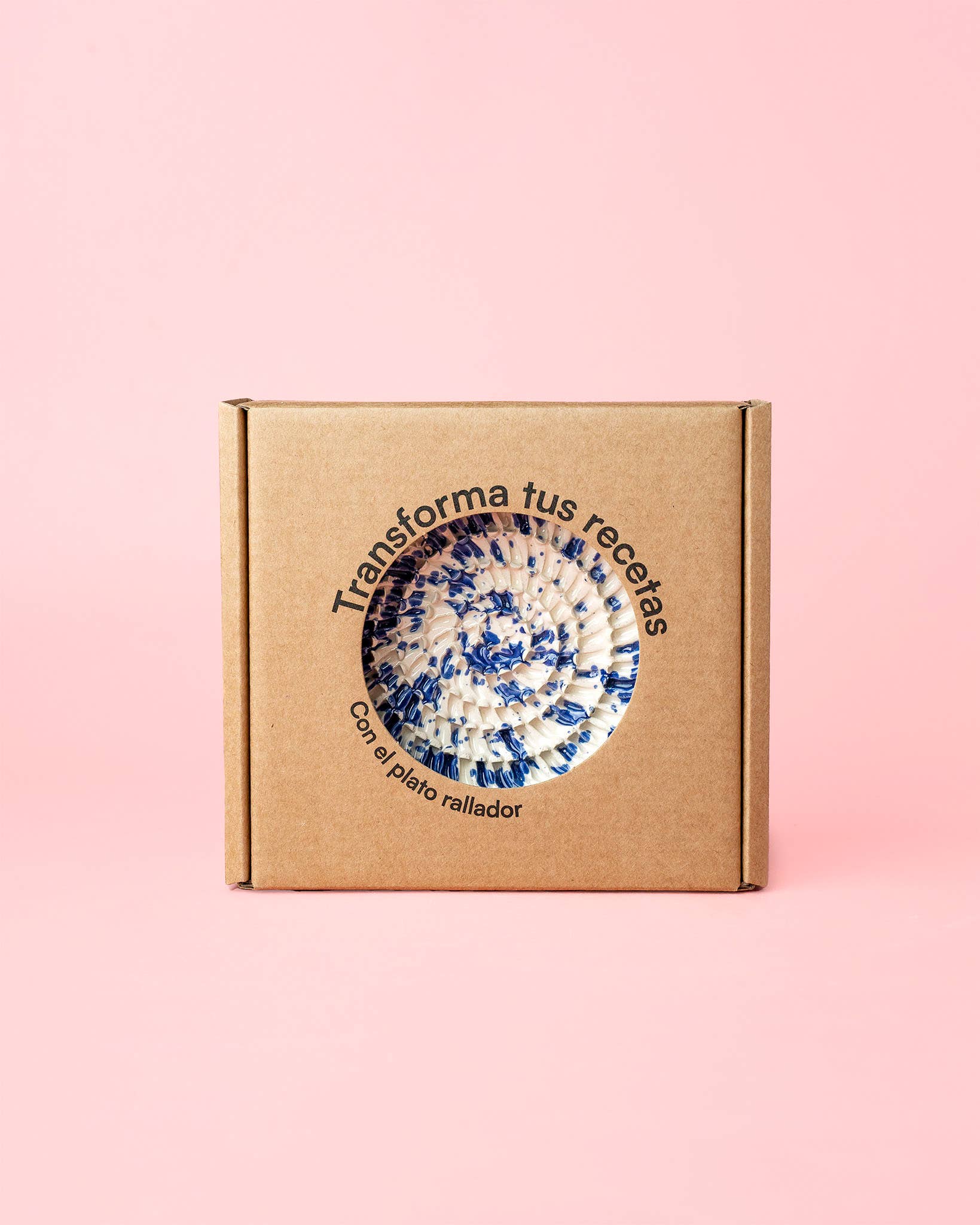 Small artisan ceramic grater plate packaging