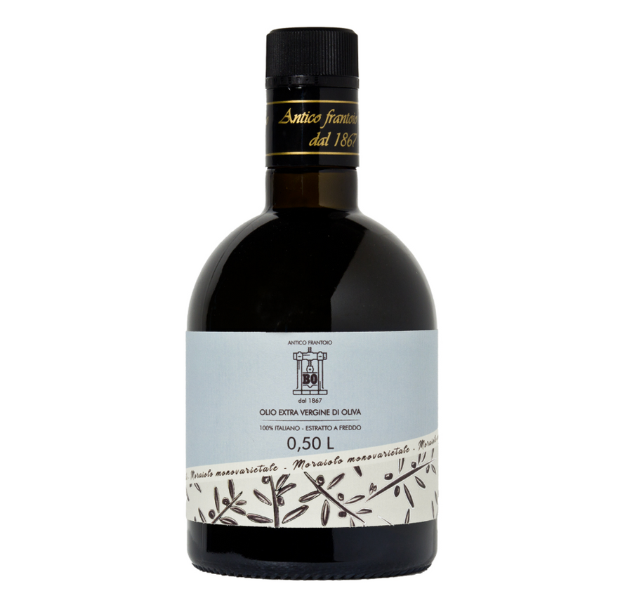 ZEST Monocultivar Moraiolo single-origin Tuscan olive oil bottle