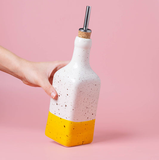 Handcrafted Ceramic Oil Bottle