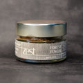 Forest Funghi porcini mushroom salt in glass jar with ZEST label