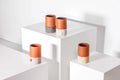 ZEST Mezcalitos artisanal clay mezcal cups cantera stone base