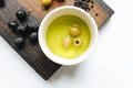 Sliced lemon with ZEST Sicilian lemon olive oil